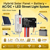 Contrôleur de charge solaire AC/DC fiable Sukite avec MPPT AC-3212-2.4G 3.2V 20W 15A pour projet d'éclairage public