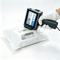 Imprimante de date de production T10 portable à jet d'encre 12,7 mm TIJ pour numéros de lot et codes QR 600 DPI