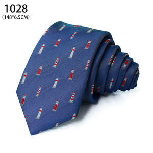 Lighthouse Hombres Moda Jacquard Corbatas Impreso Paisley Patrones <span class=keywords><strong>de</strong></span> animales Tejidos en seda Poliéster Novedad Corbatas Fabricante - Product Image 5