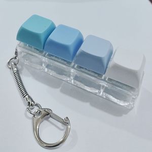 Llavero personalizado con tecla creativa para aliviar el estrés, juguete de fiesta, llavero ligero con botón de descompresión, llaveros de teclado - Product Image 5