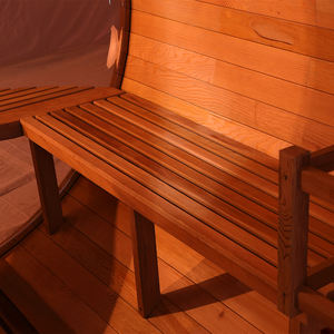 Smartmak sedir kanadalı hemlock ahşap bahçe kuru sauna odası açık varil - Product Image 5