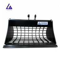 Béquille de tri CE ISO avec maille personnalisable 48" (1200mm) 0,8m³ pour roches 10-20 tonnes