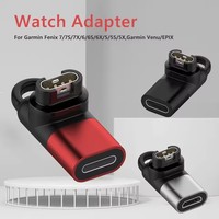 Adaptateur de charge Garmin pour montres intelligentes Lily Fenix 7 7X 5S 5X 5 6 6X 6S Pro Venu 2 2S SQ Forerunners 45 245M QC3.0 5W