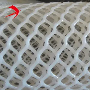 Fabrication de mailles en fil plat en plastique extrusion, filet uni, pour clôture en vente, m