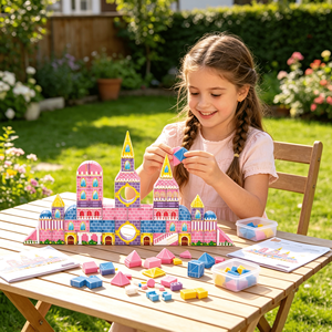 Offre Spéciale – Blocs de Construction Magnétiques en ABS de 3,0 cm, 45 Pièces – Jouet Éducatif de Géométrie DIY pour la Construction de Petits Châteaux, pour Enfants de <span class=keywords><strong>4</strong></span> Ans et Plus - Product Image 1