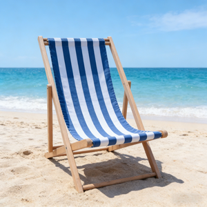 Silla de Playa con Respaldo Estilo Europeo, Tamaño Personalizable, Resistente a la Intemperie, Material Oxford 600x600D para Piscina - Product Image 1