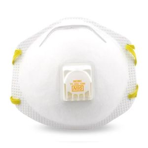 หน้ากากป้องกัน KN95สำหรับ8511CN หน้ากากกันฝุ่นขัดทางอุตสาหกรรมพร้อมวาล์วช่วยหายใจหน้ากากป้องกันฝุ่นเพื่อป้องกันหมอกควันจากละอองน้ำ - Product Image 1