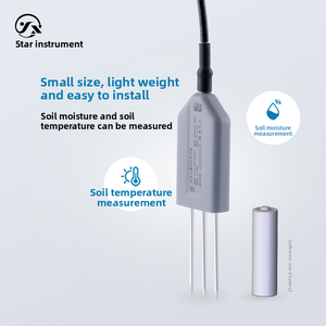 Csf09 आर्थिक मिट्टी नमी ट्रांसमीटर Rs485 आउटपुट एफडीआर आवृत्ति डोमेन मिट्टी तापमान आर्द्रता सेंसर ip68 1 वर्ष - Product Image 4