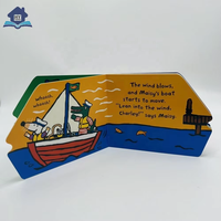 Impression de livres cartonnés découpés sur mesure, livres en carton de forme spéciale pour enfants, vente en gros, usine OEM, certifié FSC, faible MOQ