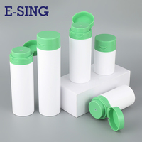 Flacon vide en plastique PP sans air, forme ovale, modèle ST49, origine Zhejiang, pour lotion, masques faciaux, shampoing, crème pour les yeux et maquillage