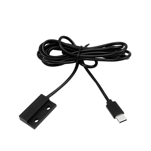 L-Type Bent Reed Switch Magnetic Proximity Sensor ABS Housing UL1007 Wire 100VAC 0.5A <b>Wardrobe</b> Cabinet Door Access Control Sens - Product Image 4