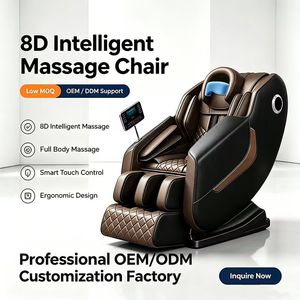 Sillón de Masaje Zhipin 8D con Gravedad Cero, Bolsas de Aire <span class=keywords><strong>para</strong></span> Todo el Cuerpo, Calefacción, Reclinable <span class=keywords><strong>para</strong></span> Relajarse en Casa, Ahorro de Espacio, de Fábrica - Product Image 1