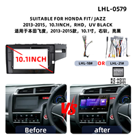 Cadre de navigation automobile en gros pour HONDA FIT JAZZ 2013-2015 RHD, cadre d'autoradio stéréo direct usine, cadre d'autoradio Android
