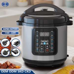 Olla a Presión Eléctrica Multifuncional de Acero Inoxidable de 6L, Directo de Fábrica, Económica - Product Image 1