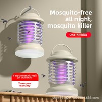 Lampe anti-moustiques à piles, répulsif automatique pour l'attraction et l'élimination des moustiques, portable pour restaurants et hôtels