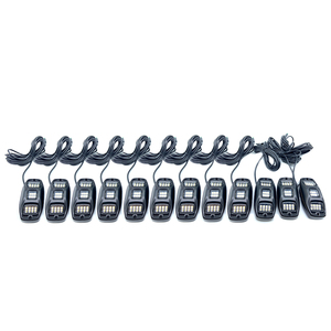 Autodragons RGBW 4 Pod LED Rock Light Ultra-Wide Angle 5050SMD Étanche Contrôle par Application Kit d'éclairage sous châssis tout-terrain Multicolore - Product Image 3