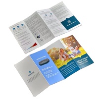 Brochure de menu A5 en papier kraft de luxe, conçue sur mesure, avec gaufrage, impression de catalogue marketing haut de gamme