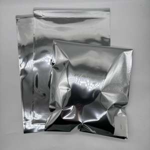 Custom LOGO Silver Mailer Bag for Clothing Glossy Metallic Mailing Bag for <b>Hoodies</b> Polymailer - Product Image 4
