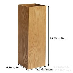 Wooden Umbrella <b>Stand</b> Solid Wood No Lid For Home Hotel Living Room Storage Box - Product Image 3