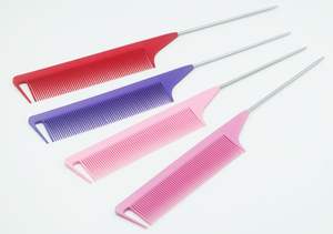 Peigne à dents fines professionnel antistatique léger de qualité salon, résistant à la chaleur, avec queue de rat pour le coiffage et le sécage des cheveux - Product Image 3