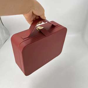 हार्ड कॉस्मेटिक बॉक्स डेस्कटॉप ट्रेन केस यात्रा पोर्टेबल लक्जरी ब्राइडल मेकअप केस - Product Image 2