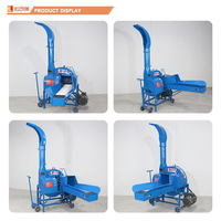 Nouvelle machine à hacher et à broyer le fourrage en acier inoxydable avec moteur électrique pour ensilage et alimentation animale 4,5t/h