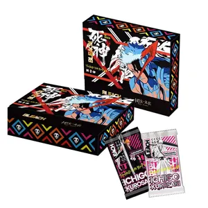 Bleach kumpulkan kotak hadiah kartu Game Anime SSR SR Play Set/kotak Kurosaki Ichigo SSR