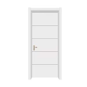 Grosir Pabrik pintu populer Kamar Tidur Interior pintu kayu untuk Interior rumah pintu kayu - Product Image 2