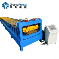 Machine de formage à froid de tôles trapézoïdales personnalisées à grande vitesse pour ligne de production complète de toitures de bâtiments en structure acier