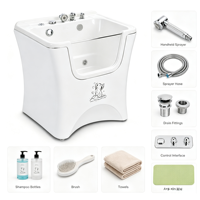 Baignoire hydrothérapeutique Dpbathe pour chiens, extra profonde, pour un massage hydro complet des grands chiens