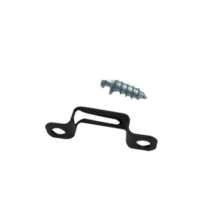 Conector Oculto Dos en Uno de Metal Negro para Instalación Rápida en Paneles, Soporte para Herrajes de Muebles - Product Image 3
