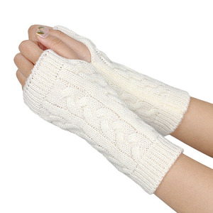 Women Winter Knitting Arm <strong>Cover</strong> Warmer Sleeve Wrist <strong>Fingerless</strong> <strong>Mitten</strong> for Cosplay Party Costume Girls Christmas <strong>Gloves</strong> - Product Image 6