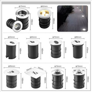 Faretti LED da Esterno Impermeabili Interrati 3W 5W 12W 18W con Angolo di Illuminazione Regolabile - Product Image 4