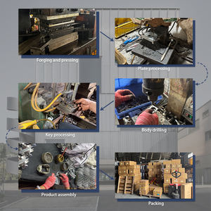 מנעול דלת זכוכית רכוב משטח דלת זכוכית רכוב מרכזי מנעול מלון משרד זכוכית כדי בקרת גישה לקיר - Product Image 5