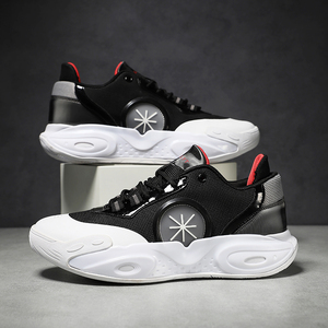 Fabricants de chaussures de <span class=keywords><strong>basket</strong></span>-ball personnalisées, chaussures de <span class=keywords><strong>basket</strong></span>-ball rétro noires de haute qualité pour hommes et femmes, logo personnalisé, marque OEM, baskets - Product Image 3