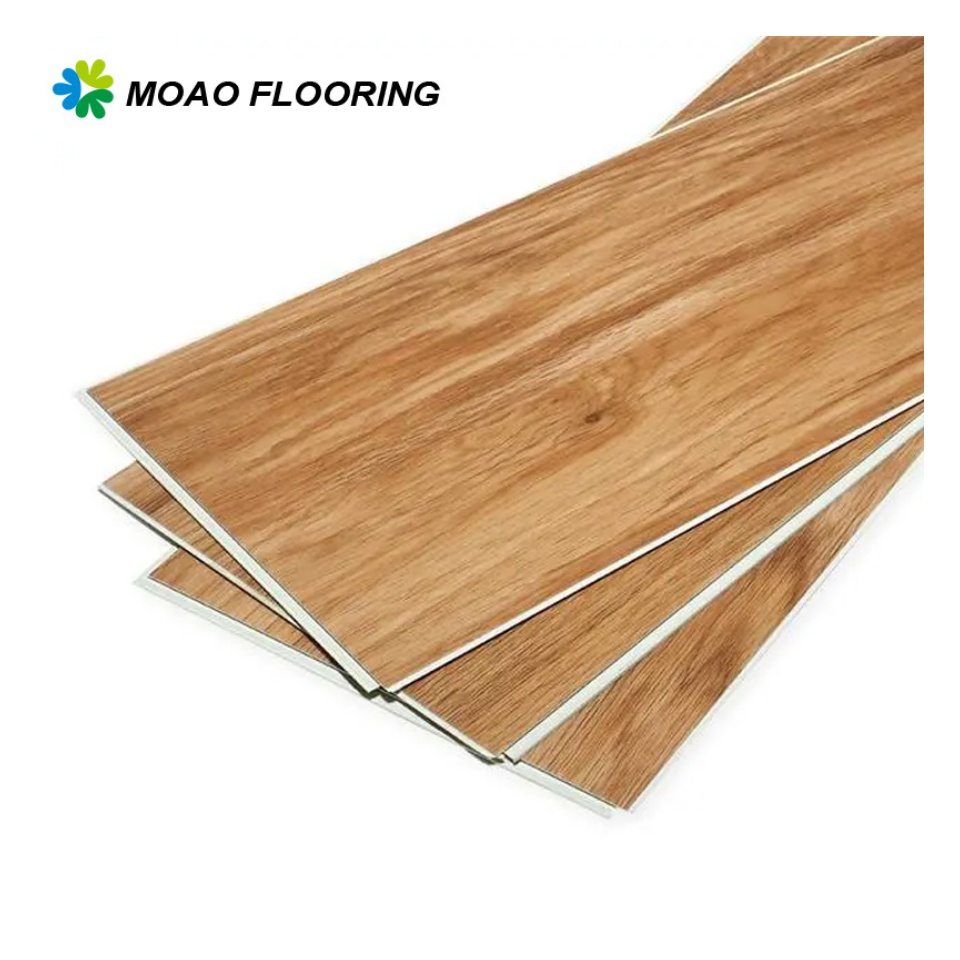 Luxury High Toughness 6mm 12mm Uv Coating Lock Click Spc Vinyl Tile Floor Wood Plastic Composite Spc Flooring for Apartments