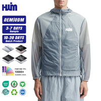 Veste technique de randonnée pour homme, imperméable, respirante et coupe-vent, idéale pour la randonnée en montagne et les patrouilles en montagne.