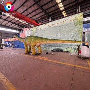 <span class=keywords><strong>Dinosaurio</strong></span> Mecánico de Alta Tecnología, Modelo de Apatosauro Animatrónico de Tamaño Personalizable para Parques de Aventuras, Jardines, Plazas y Decoración de Exteriores - Product Image 5