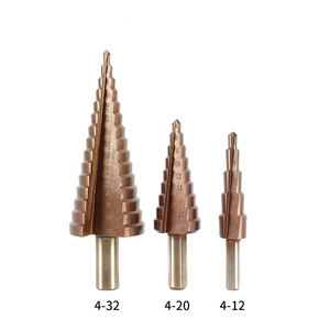 Forets étagés M35 HSS Cobalt de haute qualité 4-20mm flûte droite pour le forage des métaux - Product Image 2