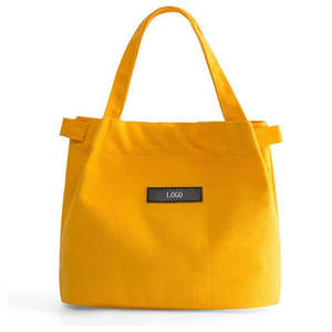 फैशनेबल मल्टी-फंक्शन कैनवास कंधे बैग पोर्टेबल बेंटो लंच टोटे कूलर आउटडोर भोजन भंडारण इन्सुलेट कंटेनर 9l - Product Image 2