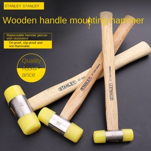 <span class=keywords><strong>Martillo</strong></span> <span class=keywords><strong>de</strong></span> Montaje <span class=keywords><strong>Stanley</strong></span> con Mango <span class=keywords><strong>de</strong></span> Madera, Cabezas <span class=keywords><strong>de</strong></span> <span class=keywords><strong>Martillo</strong></span> Pequeñas <span class=keywords><strong>de</strong></span> <span class=keywords><strong>Goma</strong></span> y Cuero, Cabezas <span class=keywords><strong>de</strong></span> <span class=keywords><strong>Martillo</strong></span> Reemplazables 22-60 - Product Image 1