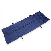 Sac de conservation de cadavre étanche pour enterrage, bleu, 210x75cm, poche de secours pour morgue, extérieur, catastrophe, civière combinée