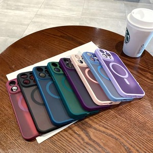 <span class=keywords><strong>เคส</strong></span>โทรศัพท์มีแม่เหล็กเคลือบกันกระแทกสีลูกกวาด TPU แบบนิ่มใสสำหรับ <span class=keywords><strong>iPhone</strong></span> 16 15 14 <span class=keywords><strong>13</strong></span> 12 11 <span class=keywords><strong>PRO</strong></span> <span class=keywords><strong>MAX</strong></span> - Product Image 6