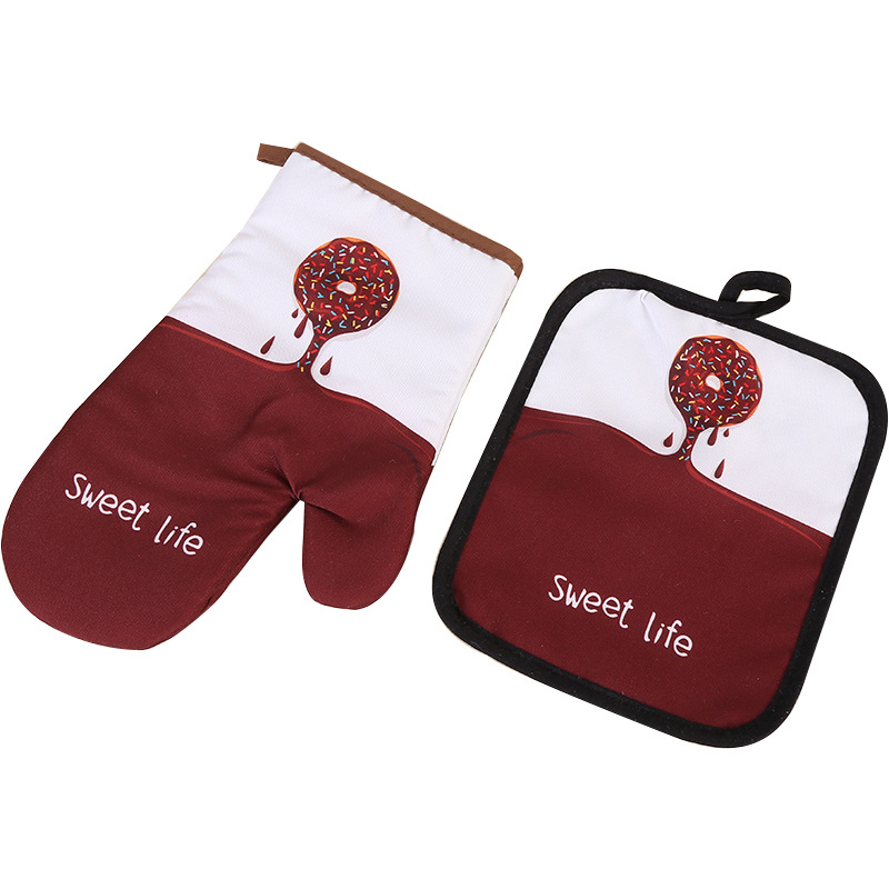 Многофункциональные термостойкие перчатки для приготовления пищи, кухонные перчатки, варежка для духовки, силиконовая варежка для духовки