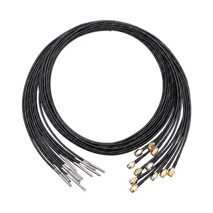 Waterproof RG6 RF Antenna Coaxial Jumper Cable Assembly