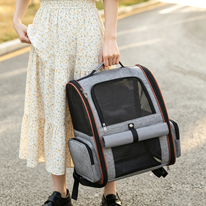 Expandable <b>Cat</b> Carriers <b>Backpack</b> for Small Medium Dogs Travel Hiking Walking Breathable Pet Carrying Bag Carriers <b>Backpack</b> - Product Image 6