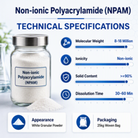 Polyacrylamide non ionique pour additif chimique en poudre pour fluides de forage pétrolier