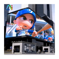 Pantalla LED de Exterior con Diseño Innovador a Prueba de Agua para Publicidad, Valla Publicitaria con Formato 3D y Reproducción Virtual