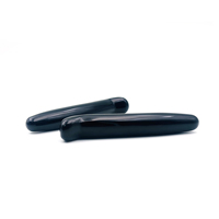 Outil de massage en cristal pour exercices de Kegel, baguette de massage incurvée en obsidienne noire, acupuncture, massage profond, vente en gros