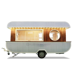 Remolque Móvil de Comida Personalizado para Bar de Cerveza y Helados, Camión de Comida Móvil de Estilo Urbano, <span class=keywords><strong>Restaurante</strong></span> de Lámina Galvanizada - Product Image 5
